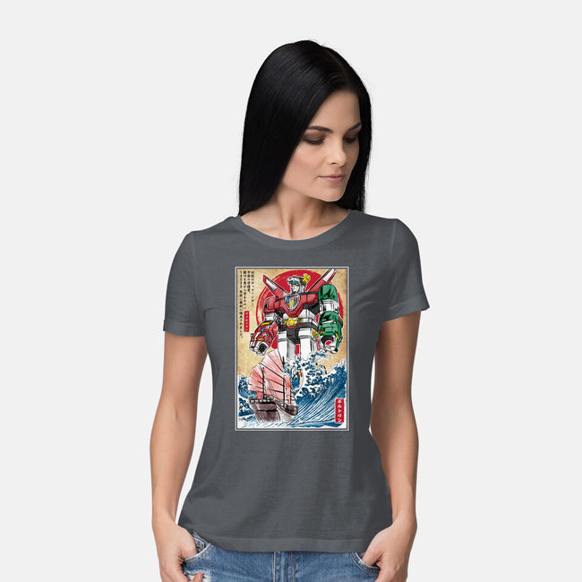 King Of The Beasts In Japan-Womens-Basic-Tee-DrMonekers