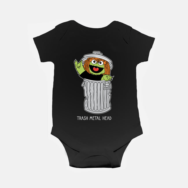 Trash Metal Head-Baby-Basic-Onesie-imisko