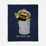 Trash Metal Head-None-Fleece-Blanket-imisko