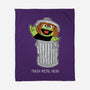 Trash Metal Head-None-Fleece-Blanket-imisko