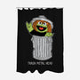 Trash Metal Head-None-Polyester-Shower Curtain-imisko