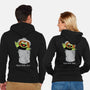 Trash Metal Head-Unisex-Zip-Up-Sweatshirt-imisko