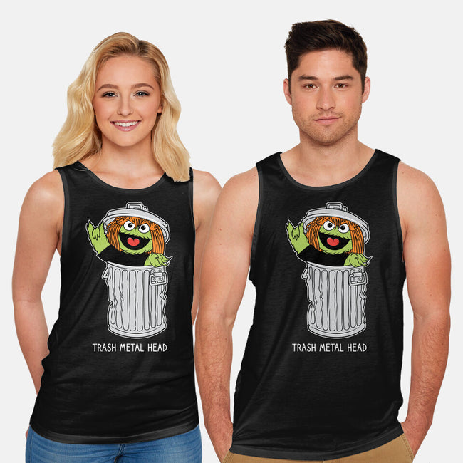 Trash Metal Head-Unisex-Basic-Tank-imisko