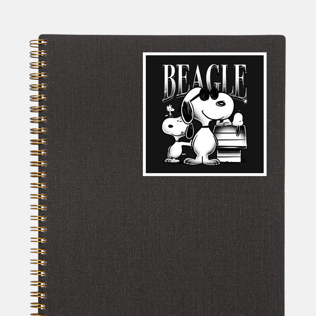 Bootleg Beagle-None-Glossy-Sticker-estudiofitas