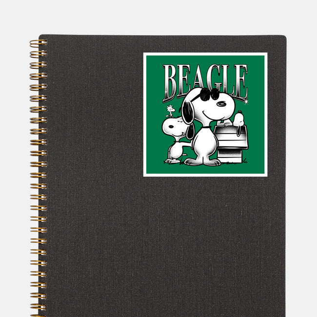 Bootleg Beagle-None-Glossy-Sticker-estudiofitas