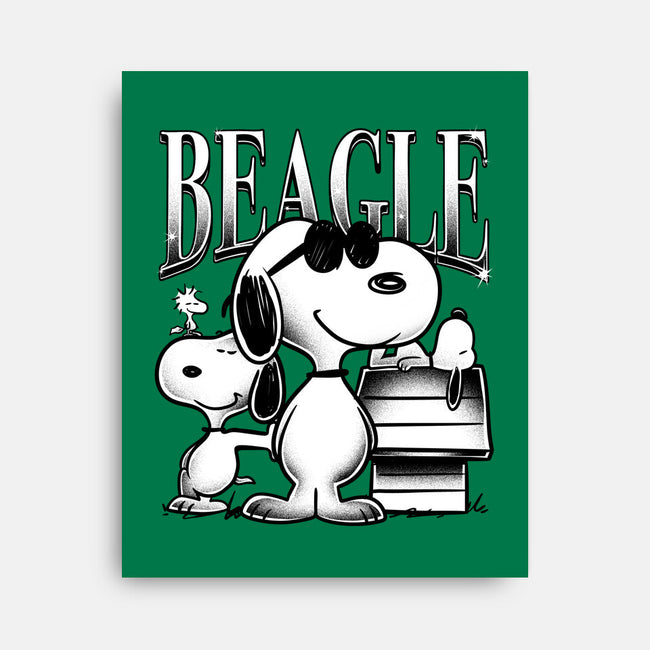 Bootleg Beagle-None-Stretched-Canvas-estudiofitas