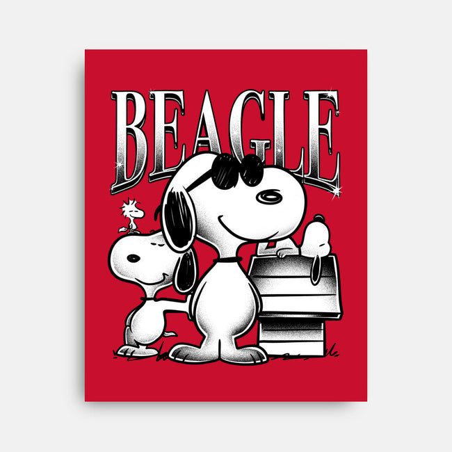 Bootleg Beagle-None-Stretched-Canvas-estudiofitas