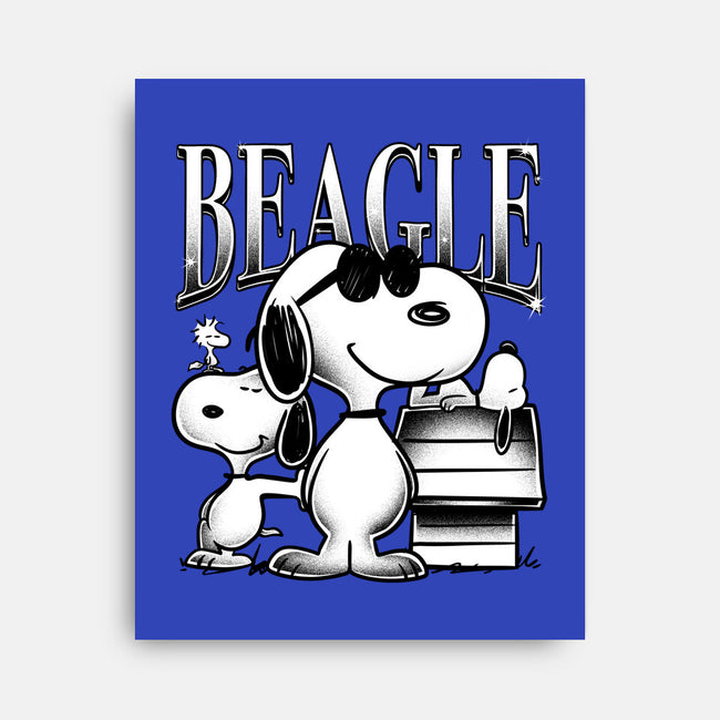 Bootleg Beagle-None-Stretched-Canvas-estudiofitas