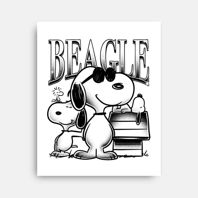 Bootleg Beagle-None-Stretched-Canvas-estudiofitas