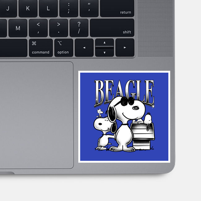 Bootleg Beagle-None-Glossy-Sticker-estudiofitas