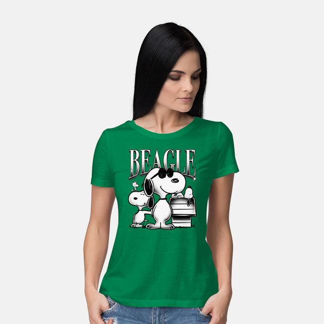Bootleg Beagle-Womens-Basic-Tee-estudiofitas