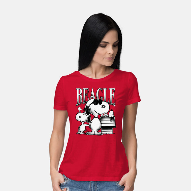 Bootleg Beagle-Womens-Basic-Tee-estudiofitas