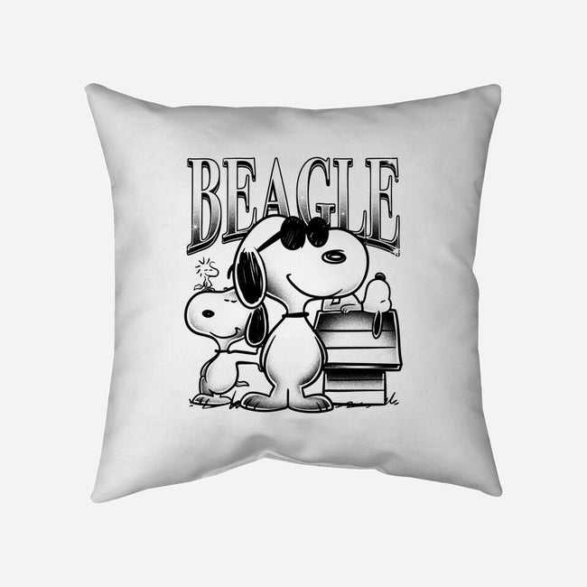 Bootleg Beagle-None-Removable Cover w Insert-Throw Pillow-estudiofitas