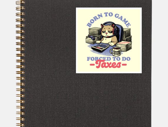 Cat Gamer Taxes