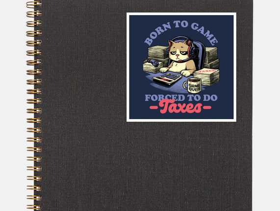 Cat Gamer Taxes