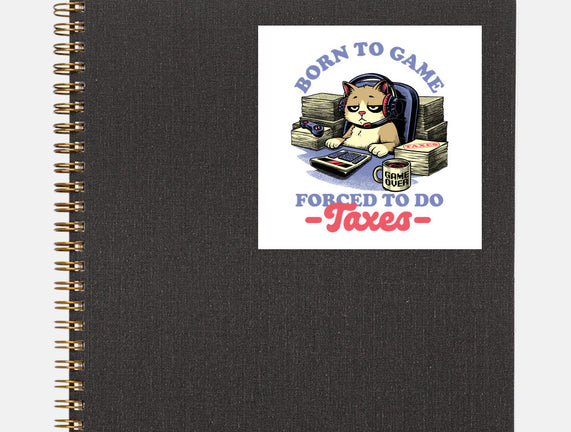 Cat Gamer Taxes