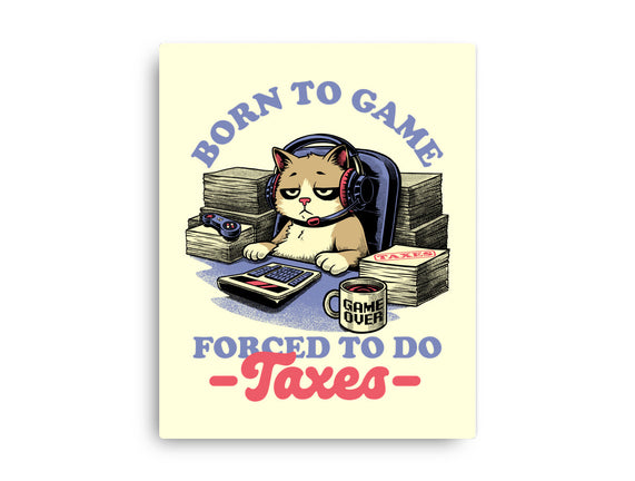 Cat Gamer Taxes