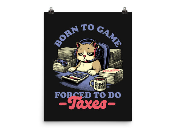 Cat Gamer Taxes