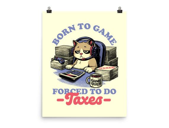 Cat Gamer Taxes