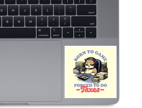 Cat Gamer Taxes
