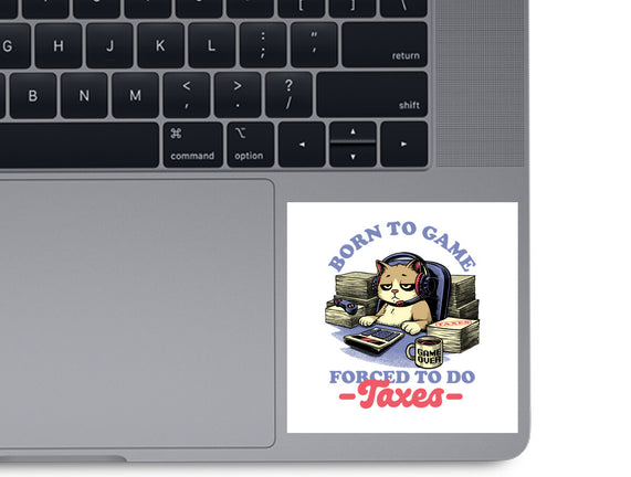 Cat Gamer Taxes