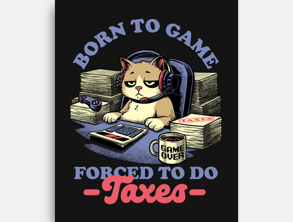 Cat Gamer Taxes