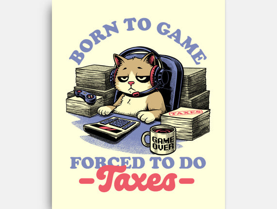 Cat Gamer Taxes