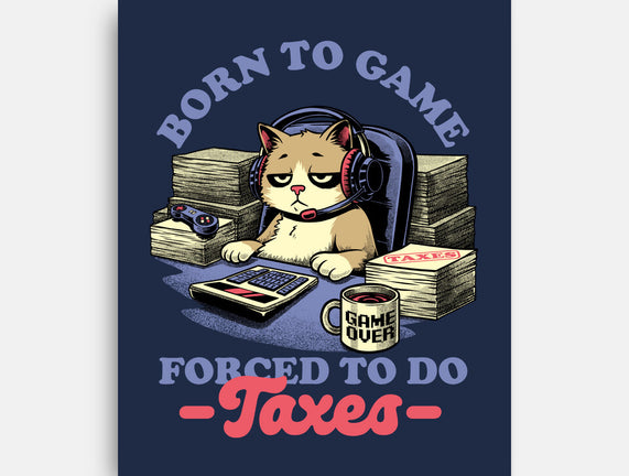 Cat Gamer Taxes
