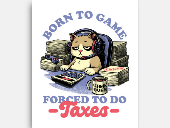 Cat Gamer Taxes