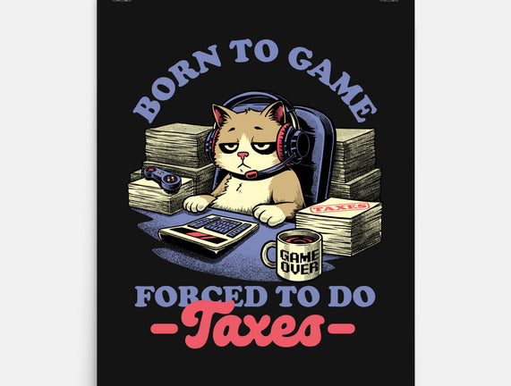 Cat Gamer Taxes