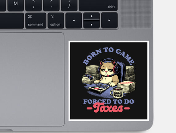 Cat Gamer Taxes