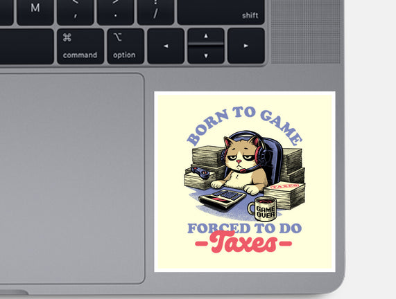 Cat Gamer Taxes
