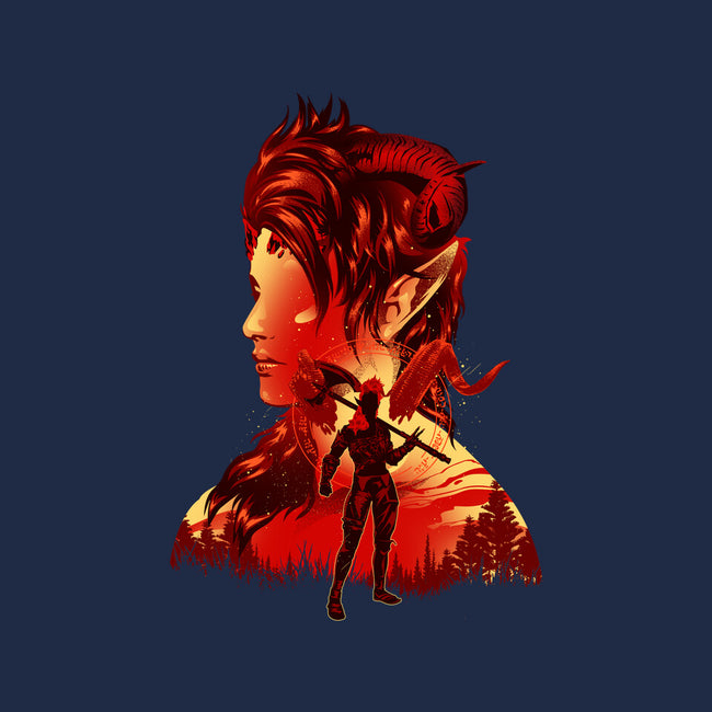 Barbarian Tiefling-Mens-Basic-Tee-hypertwenty