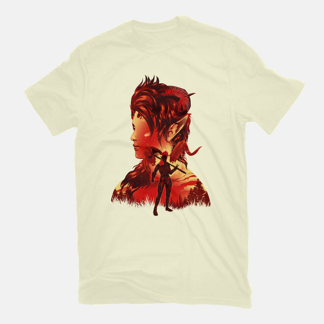 Barbarian Tiefling-Mens-Basic-Tee-hypertwenty