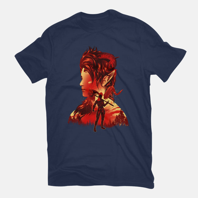 Barbarian Tiefling-Mens-Basic-Tee-hypertwenty