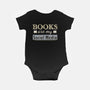Books Are My Social Media-Baby-Basic-Onesie-NMdesign