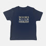 Books Are My Social Media-Baby-Basic-Tee-NMdesign