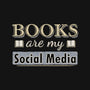 Books Are My Social Media-None-Removable Cover w Insert-Throw Pillow-NMdesign