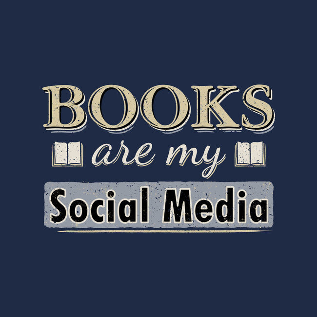 Books Are My Social Media-Womens-Racerback-Tank-NMdesign