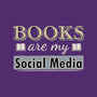 Books Are My Social Media-None-Fleece-Blanket-NMdesign