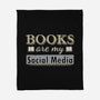 Books Are My Social Media-None-Fleece-Blanket-NMdesign