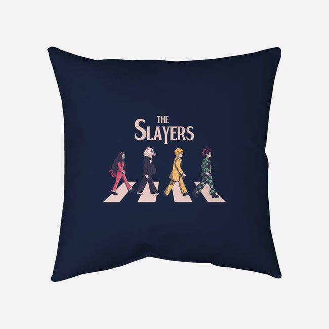 The Demon Slayers-None-Removable Cover w Insert-Throw Pillow-yumie
