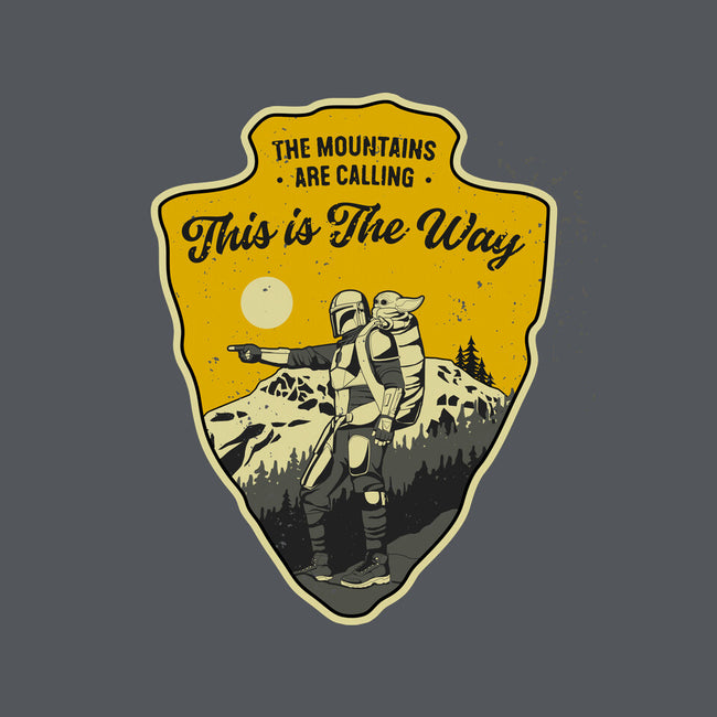 The Way To The Mountains-Mens-Heavyweight-Tee-retrodivision