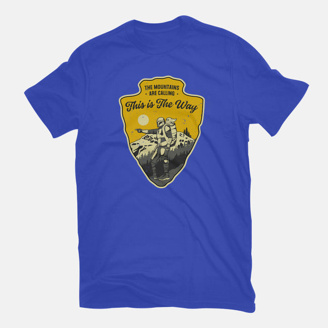 The Way To The Mountains-Mens-Heavyweight-Tee-retrodivision