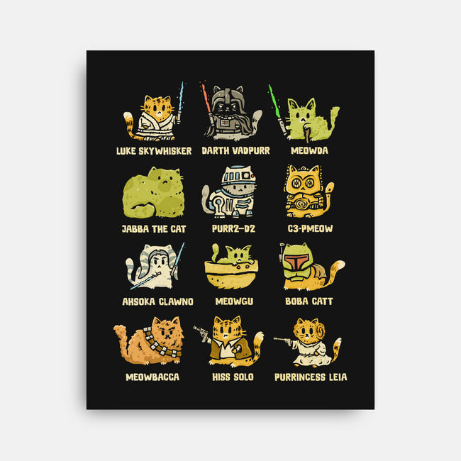 Star Kittens-None-Stretched-Canvas-kg07