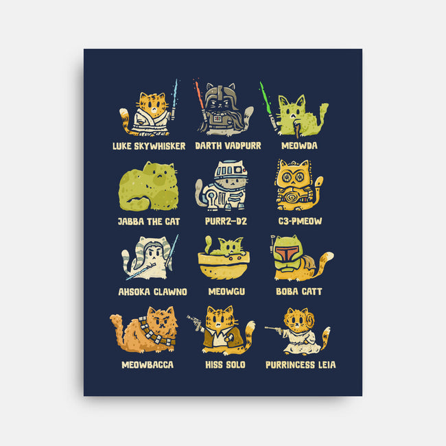 Star Kittens-None-Stretched-Canvas-kg07