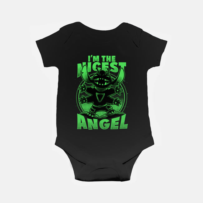 Cute Alien Nice Angel-Baby-Basic-Onesie-Studio Mootant
