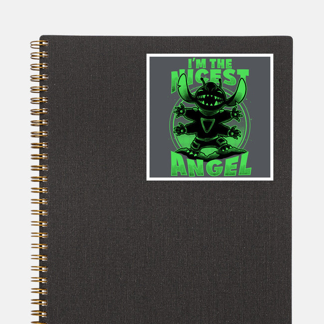 Cute Alien Nice Angel-None-Glossy-Sticker-Studio Mootant