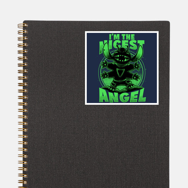 Cute Alien Nice Angel-None-Glossy-Sticker-Studio Mootant