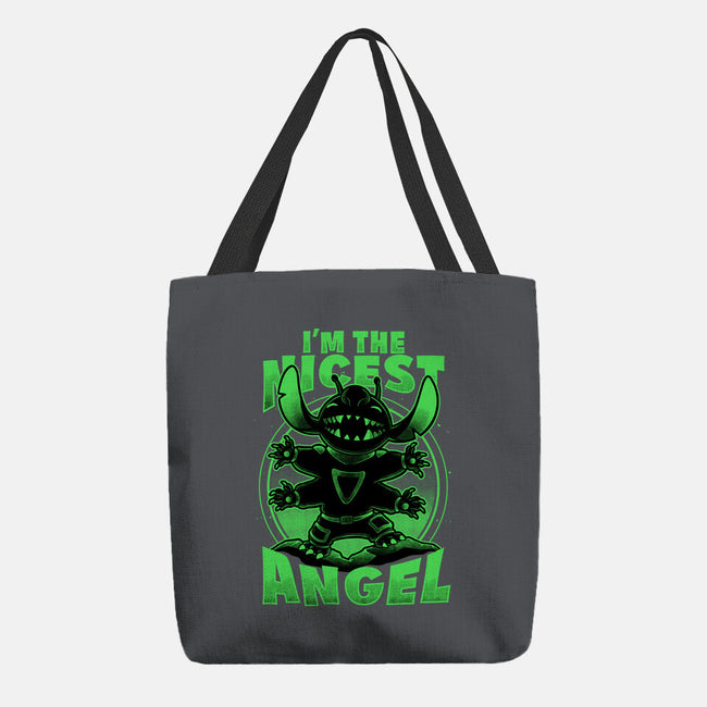 Cute Alien Nice Angel-None-Basic Tote-Bag-Studio Mootant